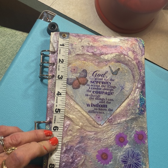 Serenity Prayer Journal, Handmade by Pippy! One of A Kind! Great Recovery Gift❤️ - Picture 9 of 9